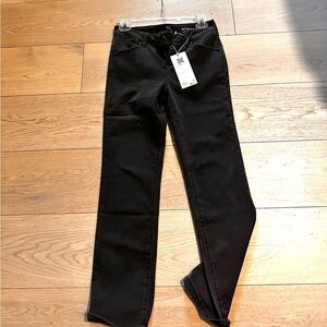 1822 Denim Women's Straight Leg Black Jeans